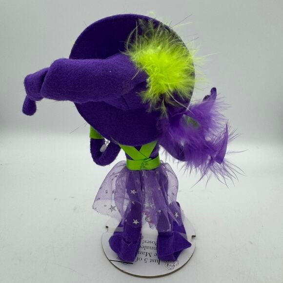 Annalee 2019 Witch Elf Doll 9" Limited Edition Halloween Poseable Felt Figure - Picture 3 of 6